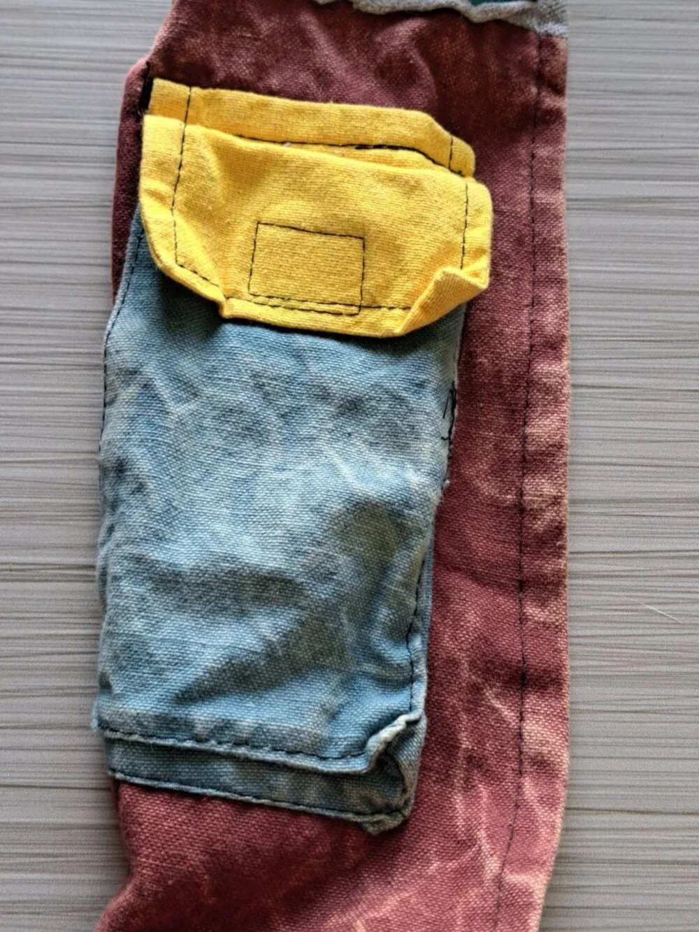 Colorful Patchwork Hobo Bag Embroidered Bird & Flower Pockets Boho Gypsy Hippie